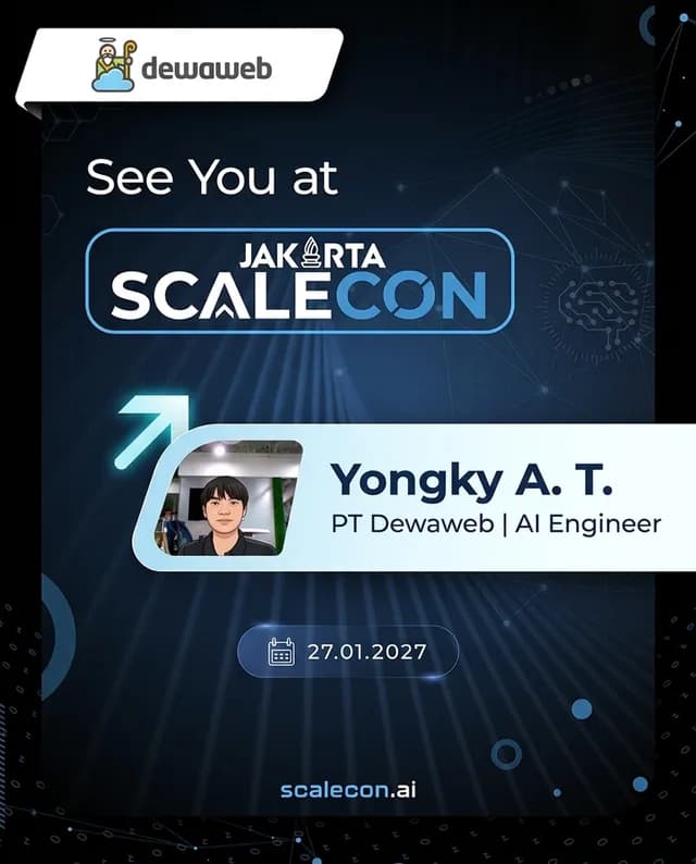 Sponsor Twibbon with a partner logo tab and an attendee name and job title on a See You At card